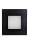 GREENLUX GXLL353 DECENTLY IP44 Black 1.7W WW 100lm - Beépíthető LED lámpa,85 x 85 x 36 75 g,2700K