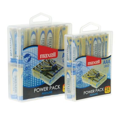 LR03 24PK POWER PACK Maxell Miniceruza elem (AAA), alkáli, 4x6db