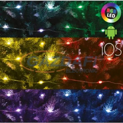   HOME ML 100 RGB SMART Micro LED-es SMART fényfüzér, RGB, 100 LED