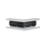   HAGER R88527035 Külső sarok, alapprofilból, BR, PVC, 85x130mm, v.szürke