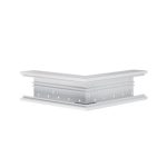   HAGER R89227035 Külső sarok, alapprofilból, BR, PVC, 70x100mm, v.szürke