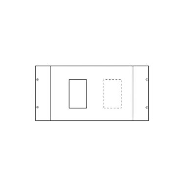 HAGERc Quadro x/h250 motoros komp. kész. függ. beépítő készlet 300x600mm, II.é.v.oszt.