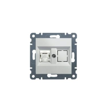 HAGER WL2150 Számítógépaljzat RJ45, cat.6e, UTP - fehér