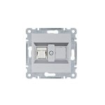 HAGER WL2152 Számítógépaljzat RJ45, cat.6e, UTP - ezüst