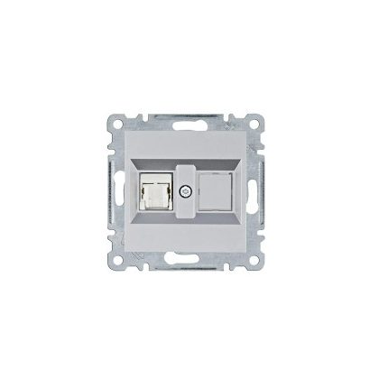 HAGER WL2152 Számítógépaljzat RJ45, cat.6e, UTP - ezüst