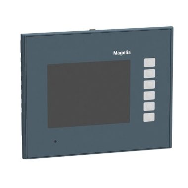 SCHNEIDER HMIGTO1300FCW Harmony GTO általános HMI panel, 3,5", 320x240 QVGA, 6 funkciógombbal, 64MB Flash EPROM, SE logó nélkül