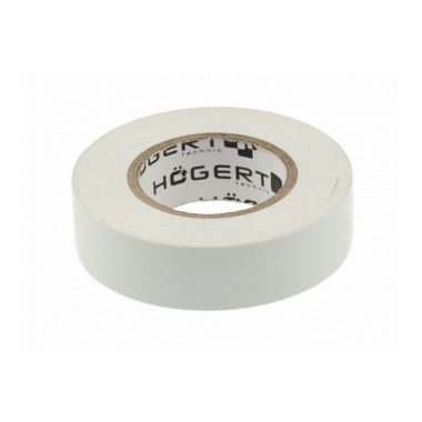 HÖGERT HT1P285 Szigetelőszalag  0.13 mm x 19 mm x 20 m, fehér