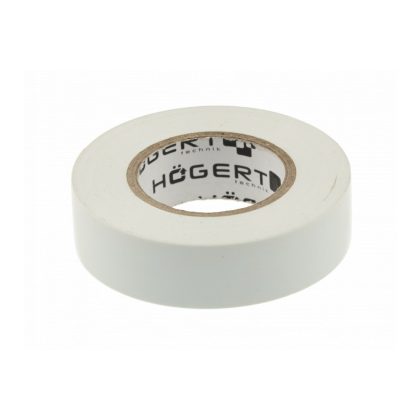   HÖGERT HT1P285 Szigetelőszalag  0.13 mm x 19 mm x 20 m, fehér