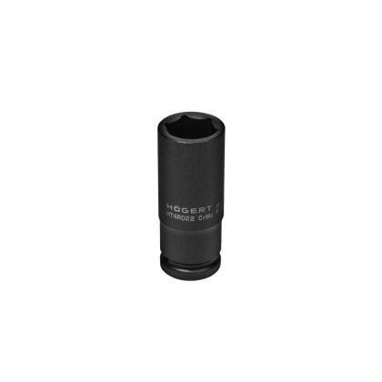 HÖGERT HT4R022 Ütőhüvely  1/2", 22 mm, CrMo, mély