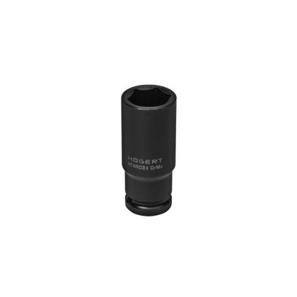 HÖGERT HT4R024 Ütőhüvely  1/2", 24 mm, CrMo, mély