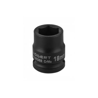 HÖGERT HT4R068 Ütőhüvely 1/2" 18mm rövid