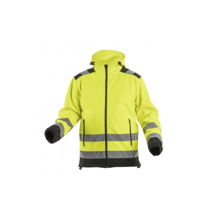   HÖGERT HT5K257-S ARGEN figyelmeztető softshell kabát sárga S kapucnival