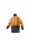 HÖGERT HT5K346-2XL LEDA Hi-Vis narancssárga  figyelmeztető kabát parka szigetelt 2XL (56)