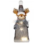 HOME KDC 31 LED-es kerámia figura, rénszarvas