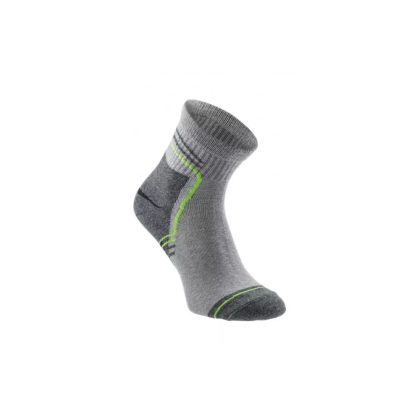   HÖGERT HT5K454-1-43-44 SAAR rövid zokni világosszürke/zöld 43-44 (3 pár/csomag)