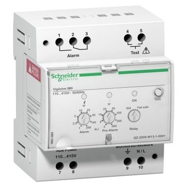 SCHNEIDER IMD-IM9 IM9 Vigilohm szigetelésfigyelő 11 0/415 V AC 50/60 Hz