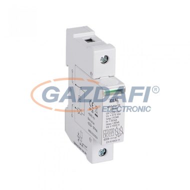 KANLUX 23136 KSD-T1+T2 275/150 3P , IP20 ,150kA , 230V/400V AC, 50/60Hz , 68 x 91 x 54 mm , világosszürke