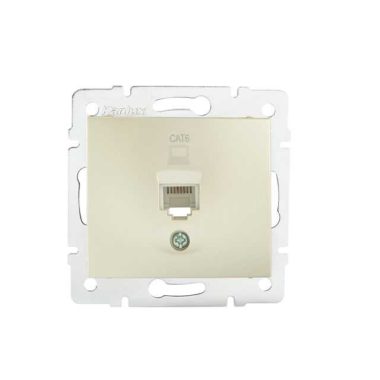 KANLUX 24990 DOMO 01-1400-030 Adatcsatlakozó aljzat (RJ45 Cat 6 Jack)