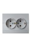 KANLUX 25213 LOGI 02-1270-143 Schuko földelt dupla dugalj komplett
16A - 250V~