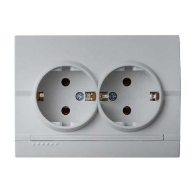 KANLUX 25213 LOGI 02-1270-143 Schuko földelt dupla dugalj komplett
16A - 250V~