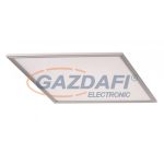   KANLUX 28013 LED panel süllyesztett 220V 40W 4000K 4000lm IP20 ezüst szögletes beépített LED A++ -> A 600x600mm