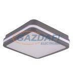   KANLUX 32947 Mennyezeti/fali lámpa mozgásérzékelős 220V 18W 4000K 1550lm IP54 grafit szögletes beépített LED A++ -> A