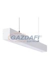 KANLUX 28445 AL 4LED-60-MPR-SR Lámpatest T8 fénycsövekhez, IP20, 620 mm, ezüst