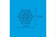 HOME KID 331 LED-es ablakdísz, hópehely, színváltó fényű, 10x10 cm
