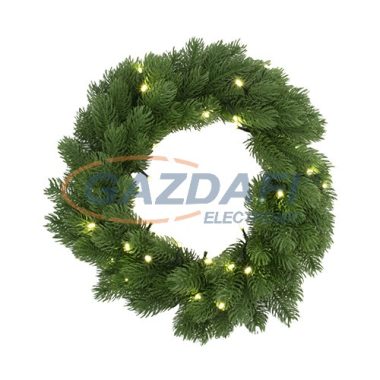 HOME KMK 48 LED műkoszorú LED világítással, 40 cm átmérő, időzíthető