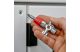 KNIPEX 00 11 02 Kapcsolószekrény kulcs használatos szekrényekhez és elzáró rendszerekhez 44 mm