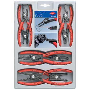 KNIPEX 00 20 04 SB Precíziós Seeger-gyűrű fogó készlet 295 mm