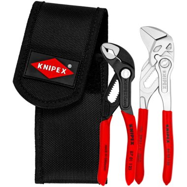 KNIPEX 00 20 72 V01 KNIPEX Mini fogókészlet szerszám övtáskában 2-részes 195 mm