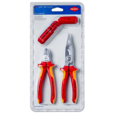 KNIPEX 00 31 30 BK V01 KNIPEX Elektromos készlet 3-részes