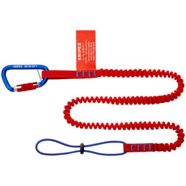 KNIPEX 00 50 05 T BK Biztosítórendszer-készlet karabinerrel rögzítve