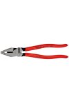 KNIPEX 02 01 225 SB Erő Kombifogó Műanyaggal Bevonva Feketére Foszfátozott