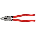   KNIPEX 02 01 225 SB Erő Kombifogó Műanyaggal Bevonva Feketére Foszfátozott