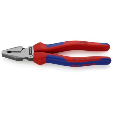 KNIPEX 02 02 200 SB Erő kombifogó feketére foszfátozott  200 mm