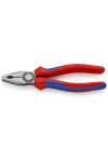 KNIPEX 03 02 180 SB Kombinált fogó feketére foszfátozott 180 mm