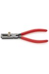 KNIPEX 11 01 160 SB Huzalcsupaszító fogó Nyitórugóval, univerzális feketére foszfátozott 160 mm