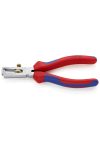 KNIPEX 11 05 160 SB Huzalcsupaszító fogó Nyitórugóval, univerzális krómozott 160 mm