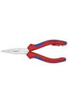 KNIPEX 13 05 160 T BK Huzalozó fogó rögzítőszemmel krómozott 160 mm