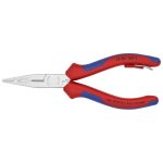   KNIPEX 13 05 160 T BK Huzalozó fogó rögzítőszemmel krómozott 160 mm