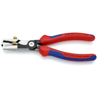 KNIPEX 13 62 180 SB StriX Csupaszító fogó kábelvágó ollóval feketére foszfátozott 180 mm