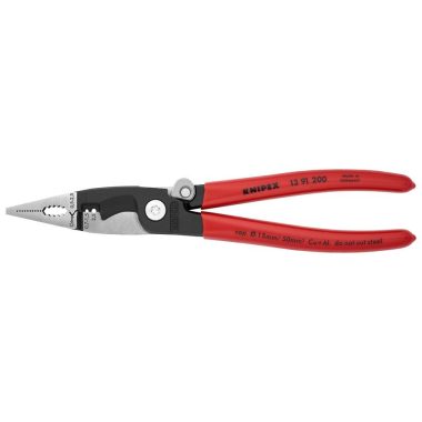 KNIPEX 13 91 200 SB Elektromos szerelőfogó feketére foszfátozott 200 mm