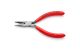 KNIPEX 25 01 125  Fél-kerek csőrű fogó vágóéllel (Rádiófogó) 125 x 56 x 12 mm