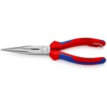   KNIPEX 26 12 200 T Fél-kerek csőrű fogó vágóéllel (gólyacsőr fogó) TT 200 x 57 x 20 mm