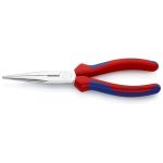   KNIPEX 26 15 200 SB Fél-kerek csőrű fogó vágóéllel (gólyacsőr fogó) krómozott 200 mm