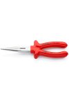 KNIPEX 26 17 200 Fél-kerek csőrű fogó vágóéllel (gólyacsőr fogó) 200 x 60 x 28 mm