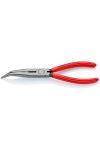 KNIPEX 26 21 200 Fél-kerek csőrű fogó vágóéllel (gólyacsőr fogó) 200 x 47 x 13 mm