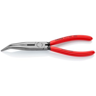 KNIPEX 26 21 200 Fél-kerek csőrű fogó vágóéllel (gólyacsőr fogó) 200 x 47 x 13 mm